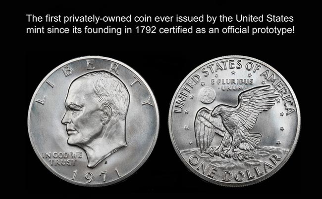 1971 S Eisenhower Dollar BU Uncirculated Mint State 40% Silver IKE $1