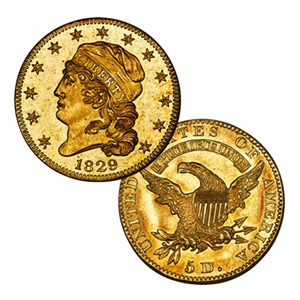 1879 Flowing Hair $4 Gold Coin Leads Heritage Auctions' US Coins